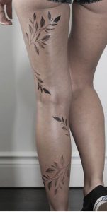 tatouage jambe